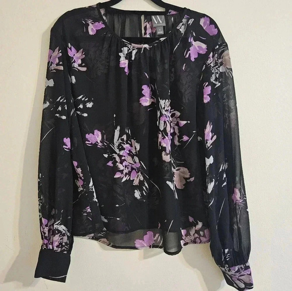 Worthington Floral Blouse - Picture 1 of 6